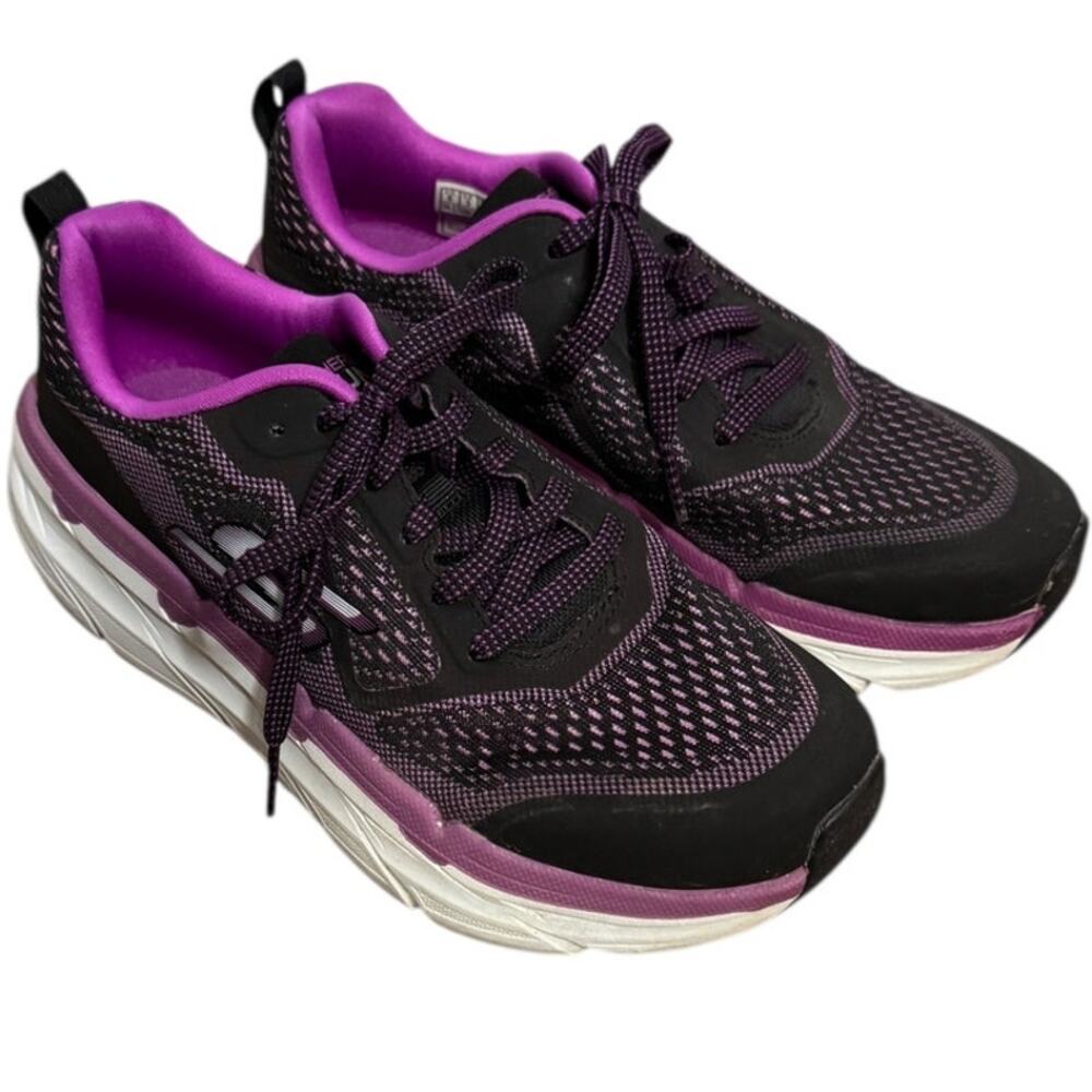 SKECHERS Air Cooled Go Run Purple Running Shoes SZ 6